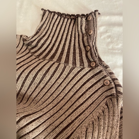 Massimo turtle neck knit sweater Thermal| Size L - Picture 12 of 13
